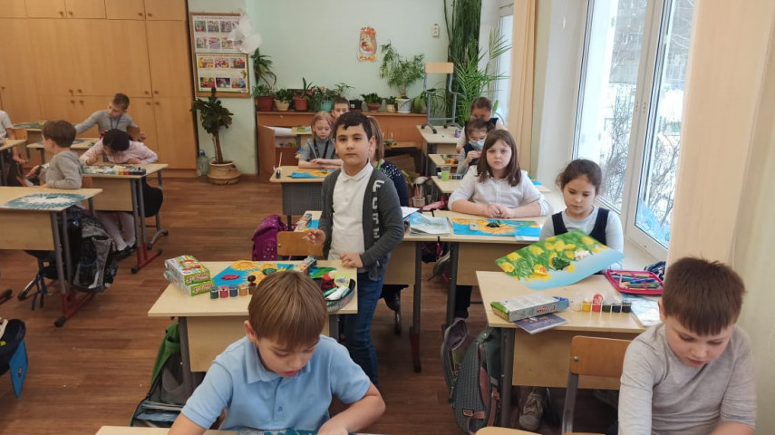  ГБОУ Школа №1399 и 827 прошли совместные занятия к празднику Крещения