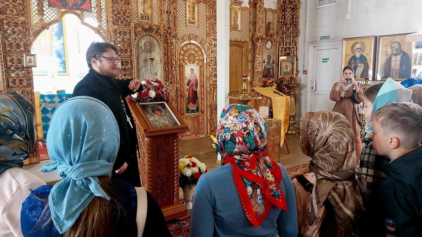 Экскурсия в храм вмч. Георгия Победоносца в Куркине