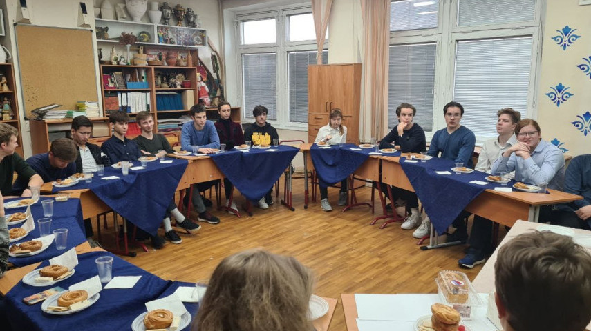 Встреча старшеклассников со Священником