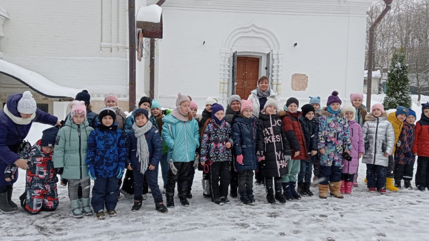 Экскурсия «Первое знакомство с православным храмом».