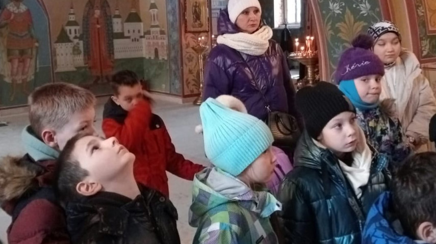 Экскурсия «Первое знакомство с православным храмом».