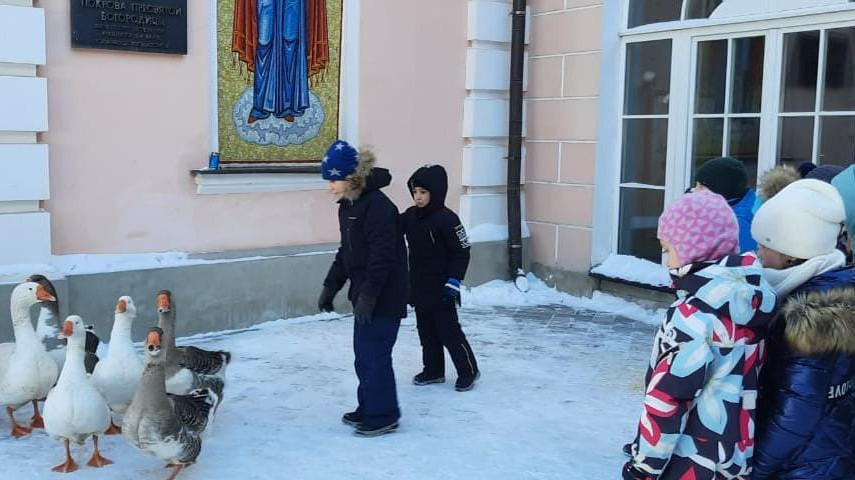 Зимняя прогулка по усадьбе Покровское-Стрешнево