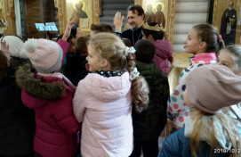 Урок в ОПК в храме