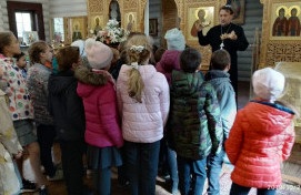 Урок в ОПК в храме