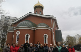 Встреча настоятеля храма сщмч.Ермогена, Патриарха Московского и всея Руси, в Южном Тушино с преподавателями и директором ГБОУ Школа №1286.