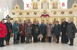 Встреча настоятеля храма сщмч.Ермогена, Патриарха Московского и всея Руси, в Южном Тушино с преподавателями и директором ГБОУ Школа №1286.