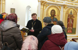 Встреча настоятеля храма сщмч.Ермогена, Патриарха Московского и всея Руси, в Южном Тушино с преподавателями и директором ГБОУ Школа №1286.