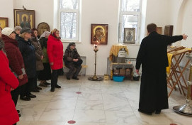 Встреча настоятеля храма сщмч.Ермогена, Патриарха Московского и всея Руси, в Южном Тушино с преподавателями и директором ГБОУ Школа №1286.