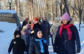 Зимняя прогулка по усадьбе Покровское-Стрешнево